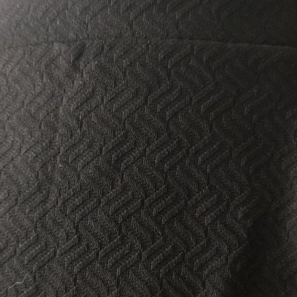 Brooklyn Industries Black Geo Pencil A-line Textured Pattern Skirt Size Small S - Picture 3 of 5